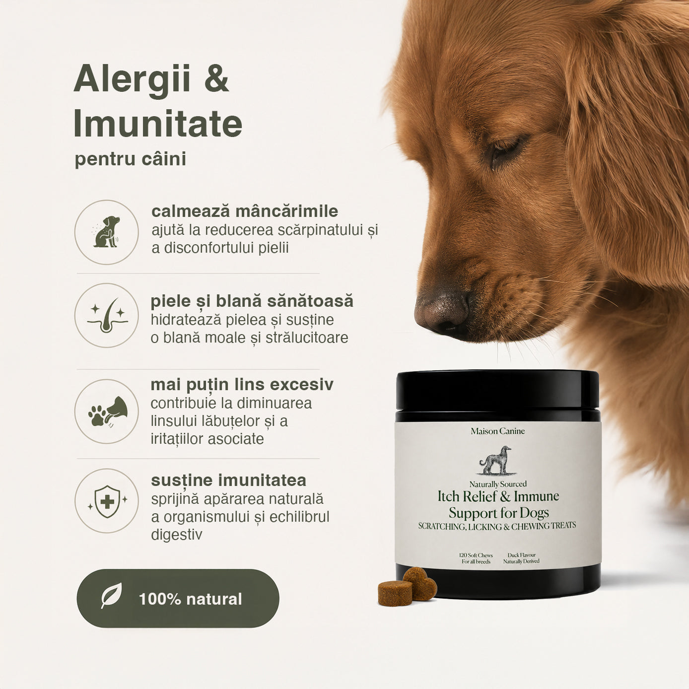 Itch Relief & Immune Support - 120 Tablete Naturale